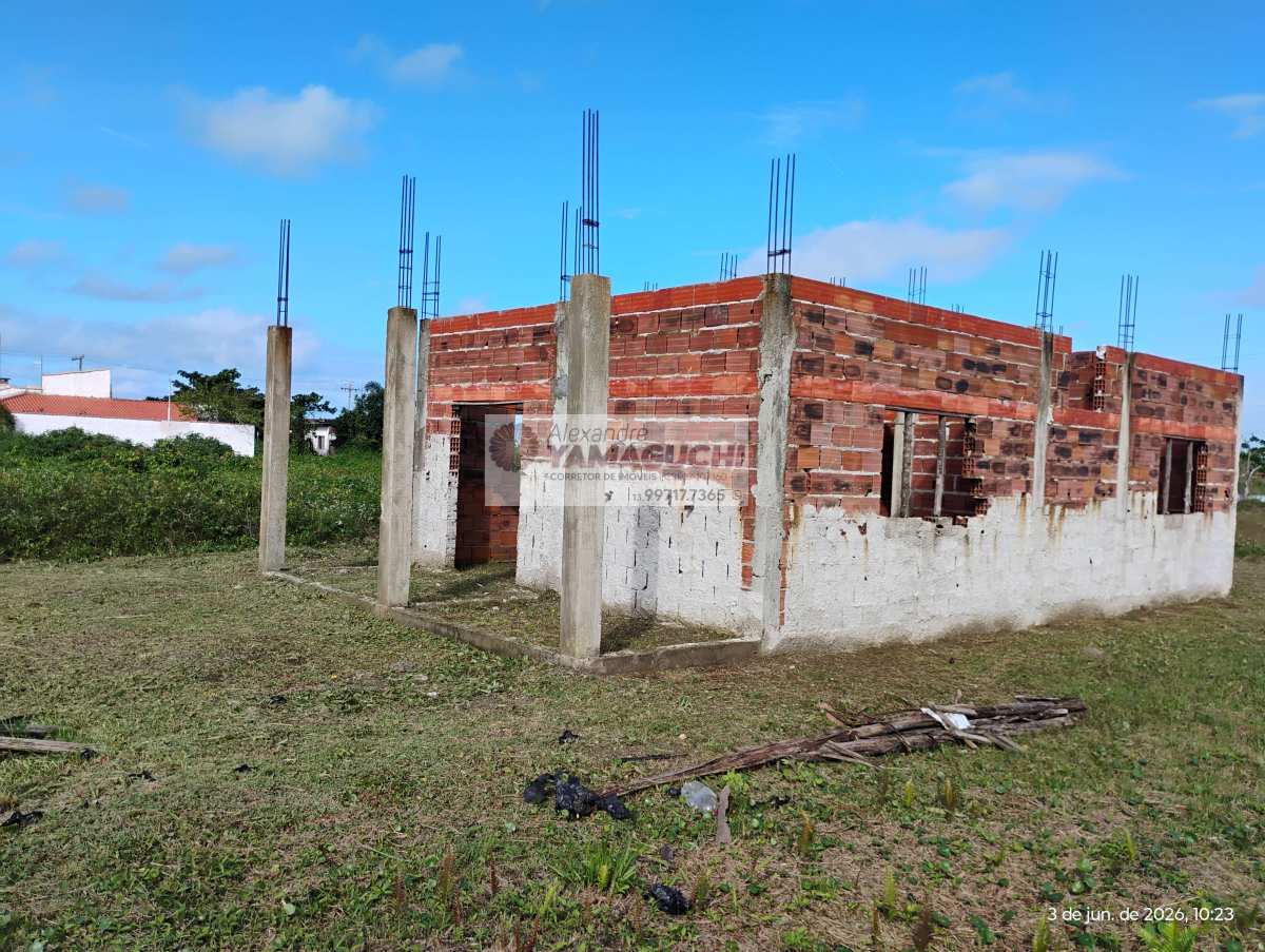 Casa em construção a ponto de laje, Balneário Barra Velha, Ilha Comprida-SP
